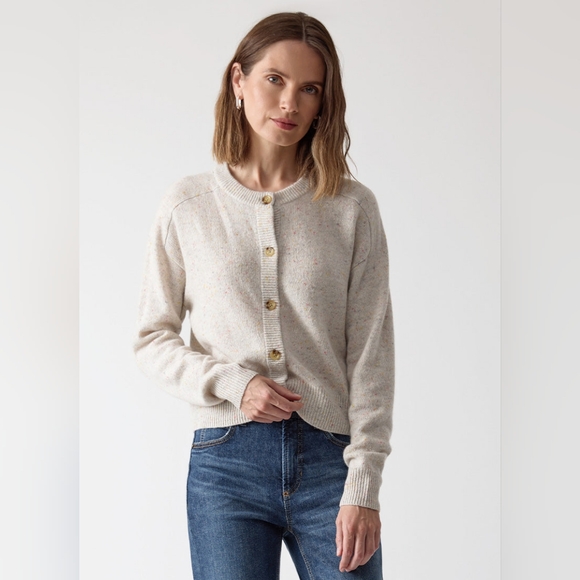 Vintage lambswool angora cardigan - Picture 2 of 4